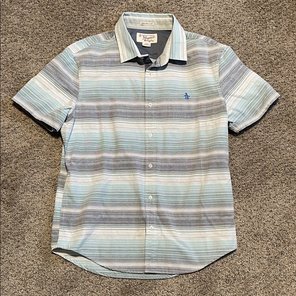 Original Penguin Men's Multicolor Striped Shirt